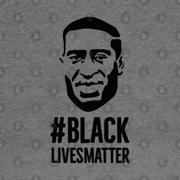 Black Lives Matter George Floyd portret Protest by LaundryFactory